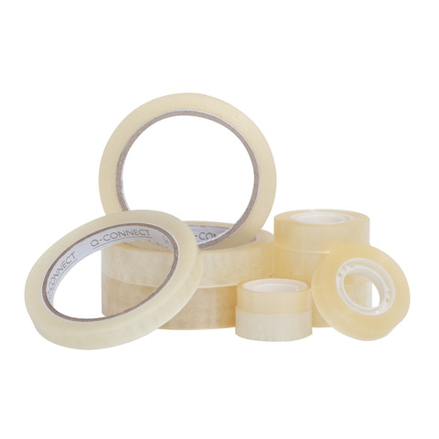 Nastro adesivo trasparente in PP Q-Connect - conf. 10 pezzi - 15 mm x 33 m - KF01787